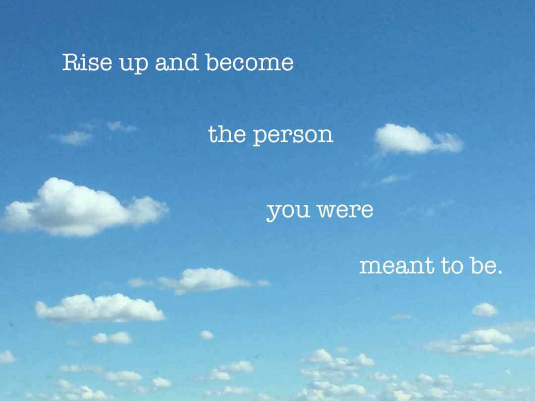 Rise Up and Become Image of clouds, amywearsblack.com, amy mueller, lds